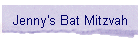 Jenny's Bat Mitzvah