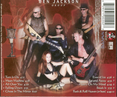 Ben Jackson Group, photographer and photos for CD cover, C