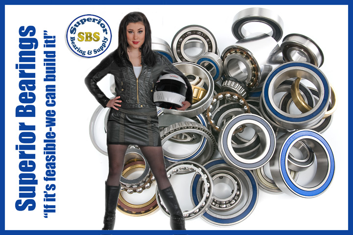 Amanda Lynn Mullen as Paige, Superior Bearing and Supply spokesmodel, Large studio photo session