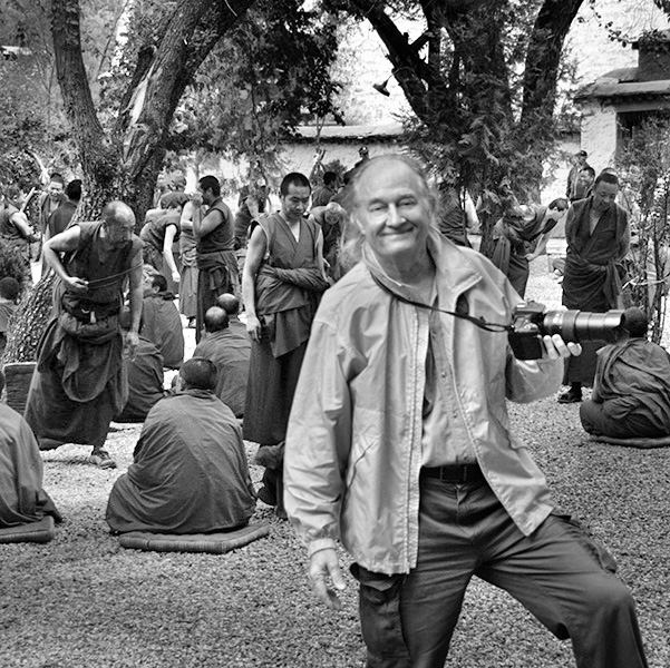 Gary at the Debating Courtyard, Lhasa, Tibet