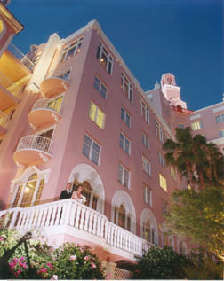 Dramatic wedding portrait at the Don Cesar photo by Gary Sweetman