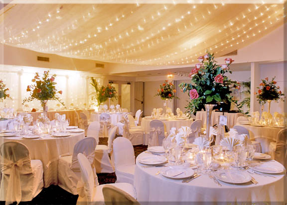 Longboat key Club Sarasota Florida beach wedding Harborside elegant tabletops decorated in white