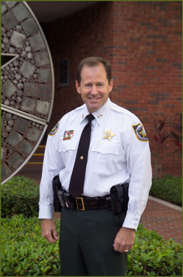 Hillsborough county Sheriff David Gee by Gun Confiscation Sculpture