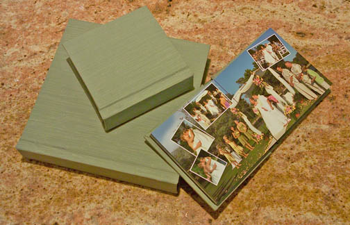 chinese silk custom wedding photobook album Album Crafters